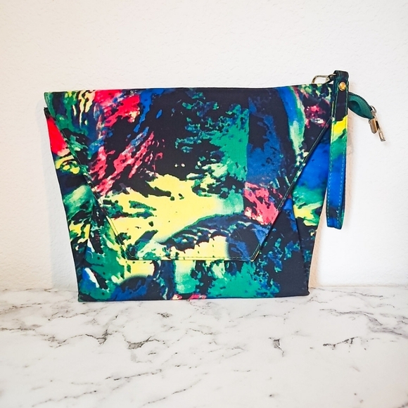 Colorful Abstract Clutch - Picture 1 of 8